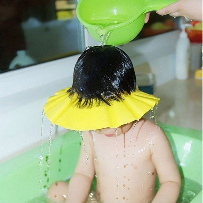 Visière chapeau pour douche bébé I ShampooCap™ - Nidoubabystore